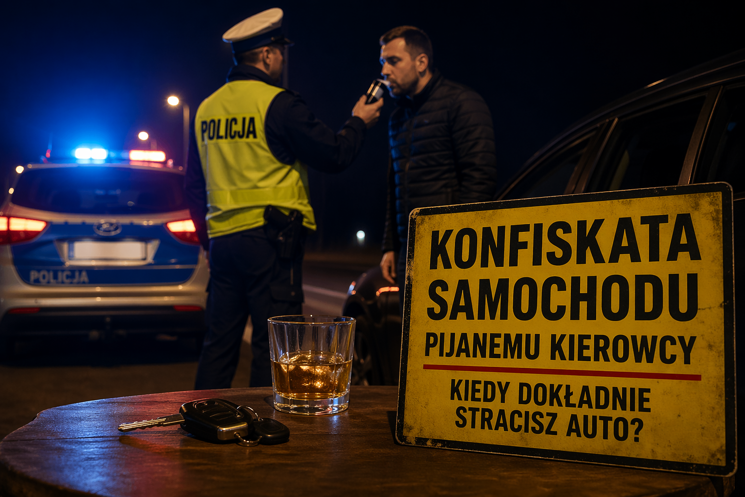 Konfiskata samochodu pijanemu kierowcy – kiedy dokładnie stracisz auto?