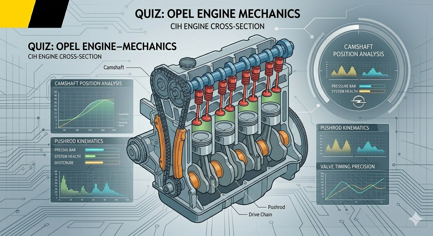 Słynne silniki „CIH” (Cam-In-Head) Opla charakteryzowały się specyficznym umieszczeniem wałka rozrządu. Gdzie dokładnie się on znajdował?