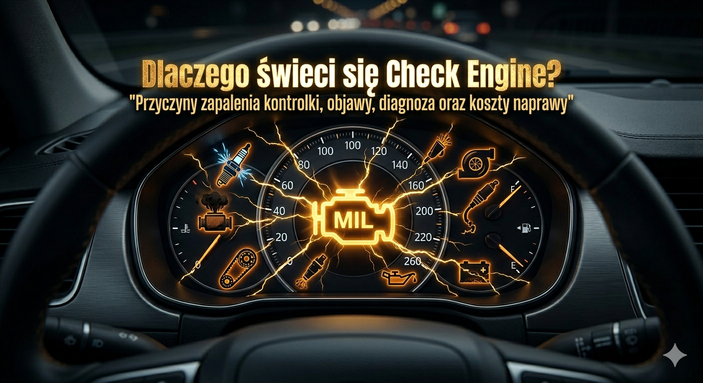 Check Engine się świeci? TOP 10 najczęstszych usterek i jak je rozpoznać