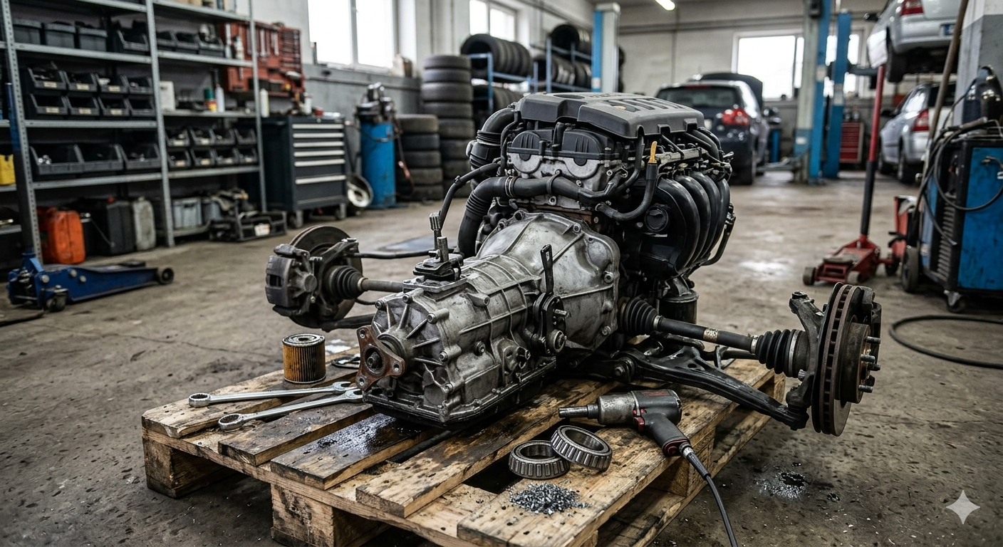 Wyjaśnienie: M32 to 6-biegowa skrzynia manualna stosowana masowo w autach z przednim napędem i silnikami generującymi średni i wysoki moment obrotowy (1.4T, 1.6T, 1.9 CDTI).